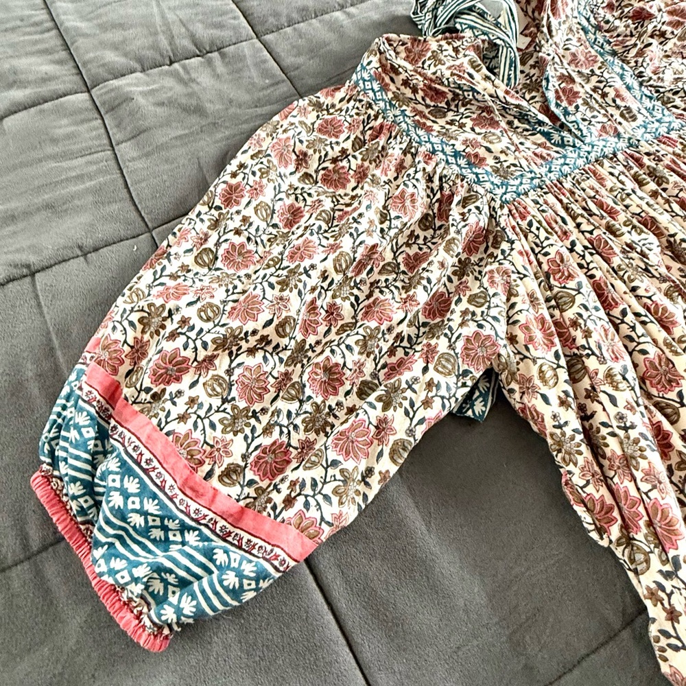 Cleobella Womens Floral dress with Pink and Blue Accents - Picture 8 of 10